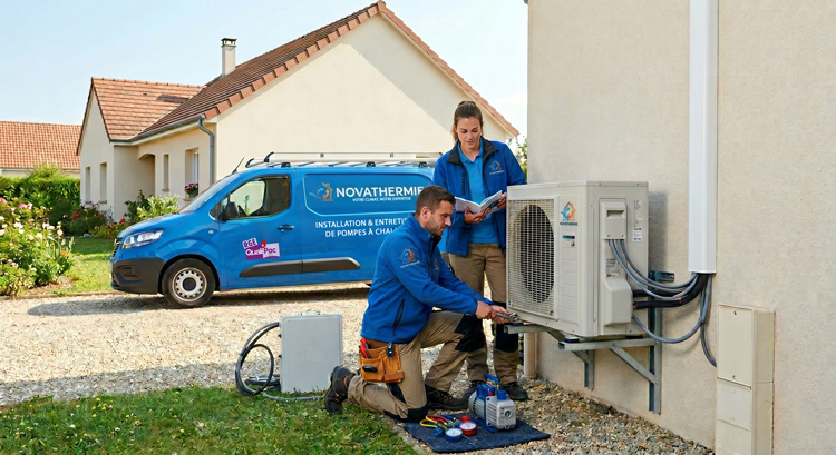 Installation d'une pompe à chaleur